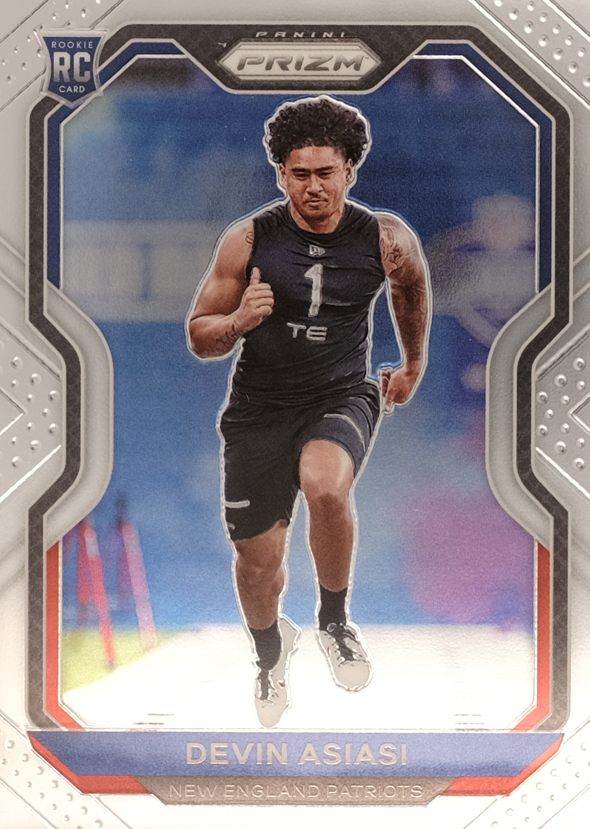 2020 Panini Prizm Football Devin Asiasi #370 PSA 9
