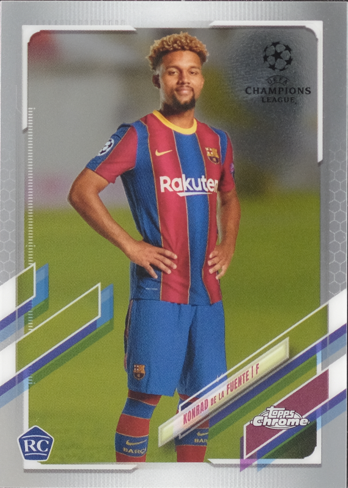 2020 Topps Chrome UEFA Champions League Soccer Konrad de la Fuente #58