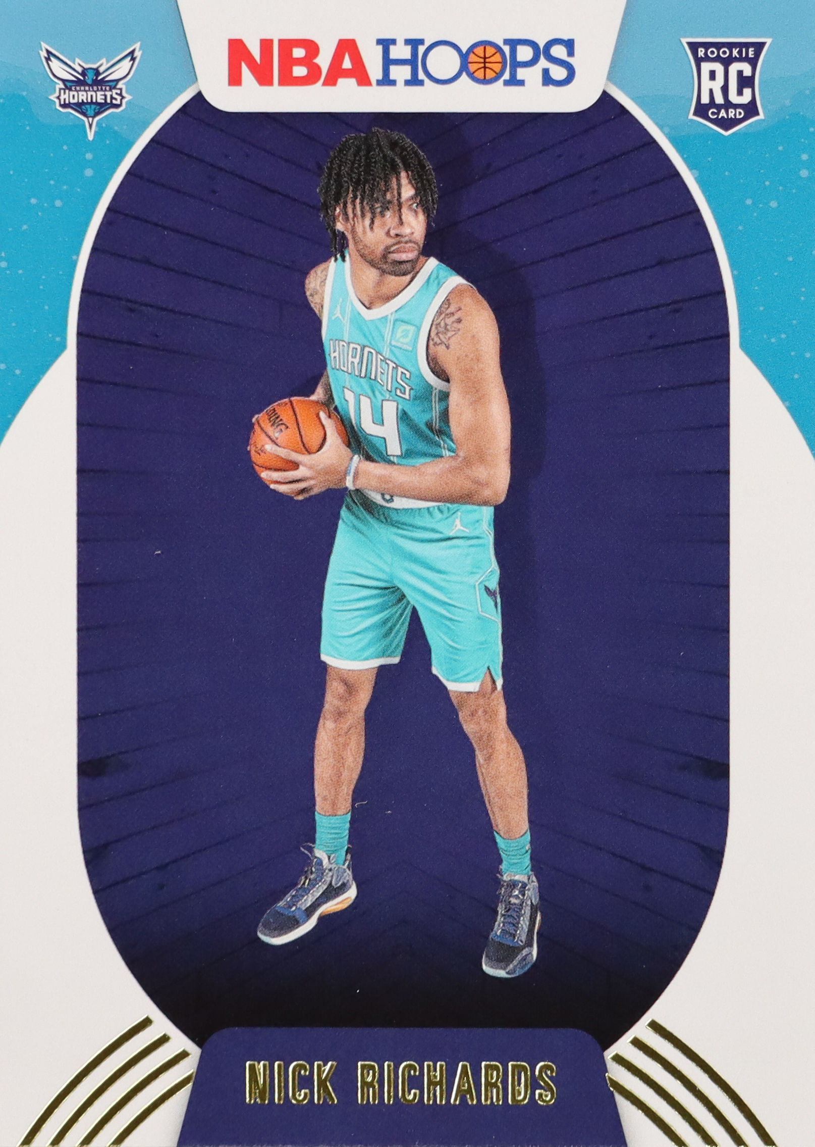 2020 Panini Hoops Basketball Winter Nick Richards #222 PSA 9