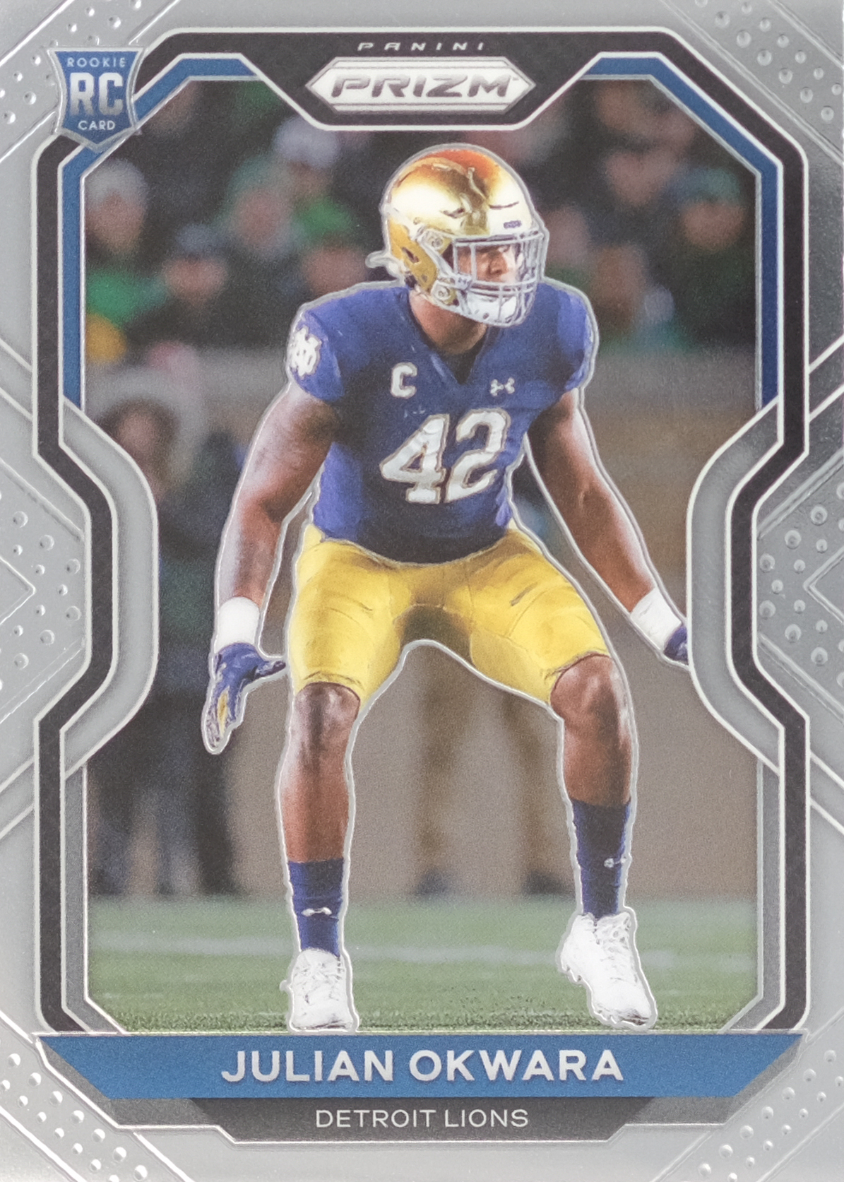 2020 Panini Prizm Football Julian Okwara #361 PSA 9