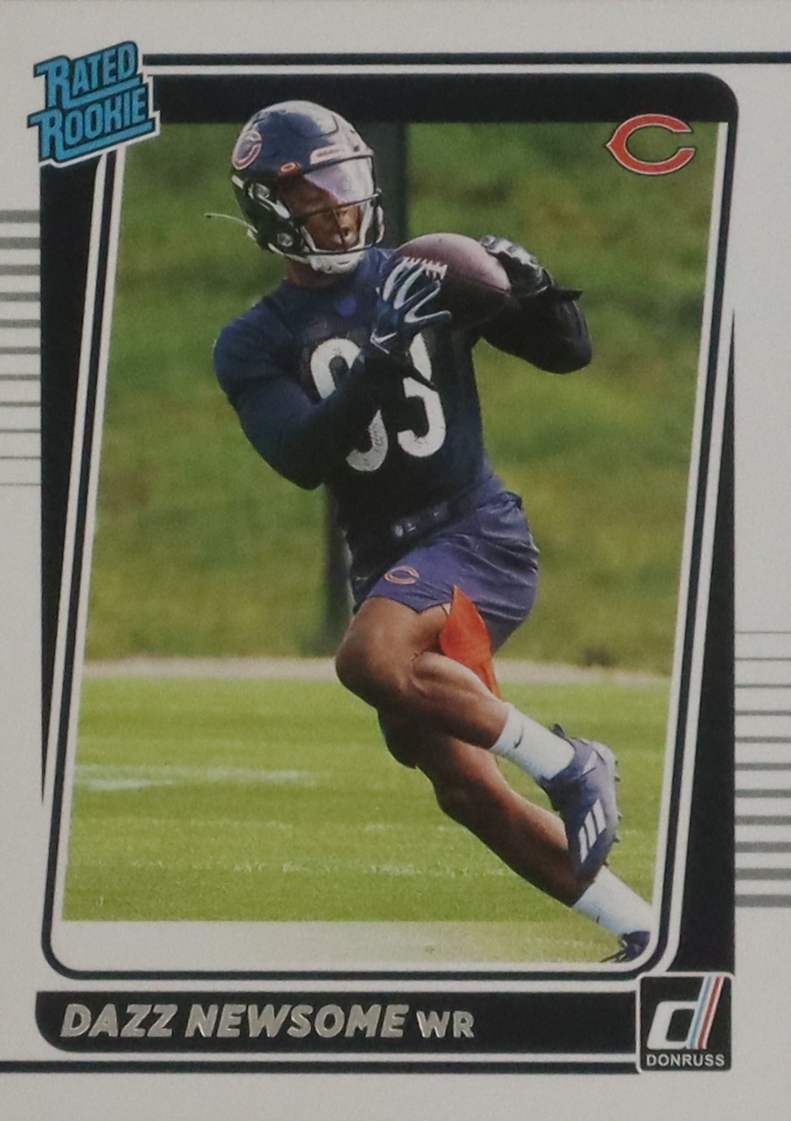 2021 Panini Donruss Football Dazz Newsome #320 PSA 9